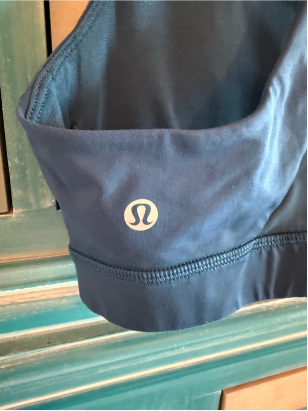 Women's Lululemon Blue Sports Bra S - Picture 3 of 5